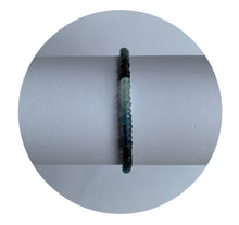 Load image into Gallery viewer, Moss aquamarine gemstone bracelet