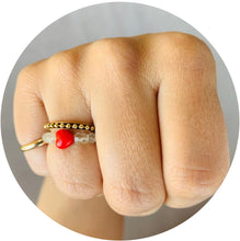 Load image into Gallery viewer, Heart ring