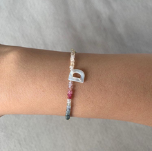 Load image into Gallery viewer, Rainbow sapphire gemstone bracelet