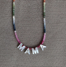 Load image into Gallery viewer, Rainbow sapphire gemstone necklace